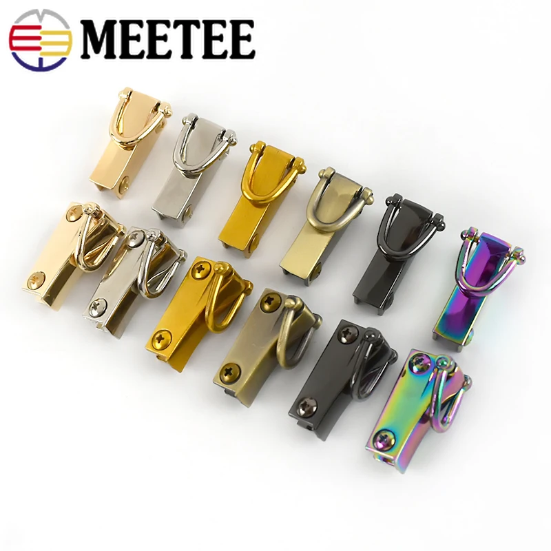 2/4/10pairs Meetee Fashion Handbag Strap Side Clip Metal Buckles Bag Chain Connector Clasp Snap Hooks DIY Accessories F1-25