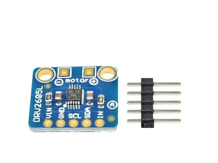Drv2605l módulo de driver de motor háptico, campainha, vibração, placa controladora de motor, ferramentas de desenvolvimento para arduino dc 2-5v