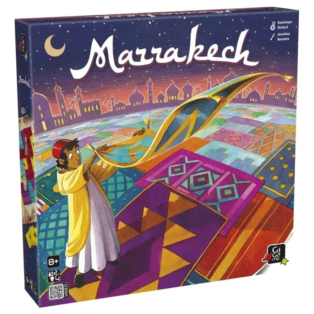 Marrakesch | Strategiespiel für Familien und Erwachsene | Ab 8 Jahren | 2 bis 4 Spieler Karten-Brettspiele