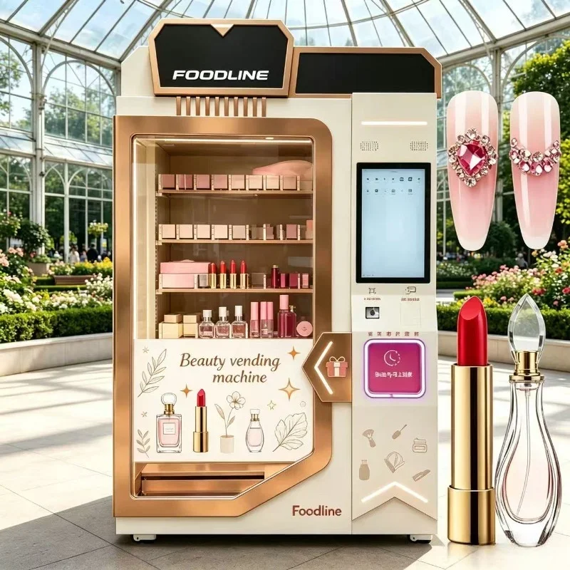 FL Multi‑pay Beauty Vending Machine Touch Screen False Eyelash Nail Cosmetics Self‑service Vending Machine For Mall