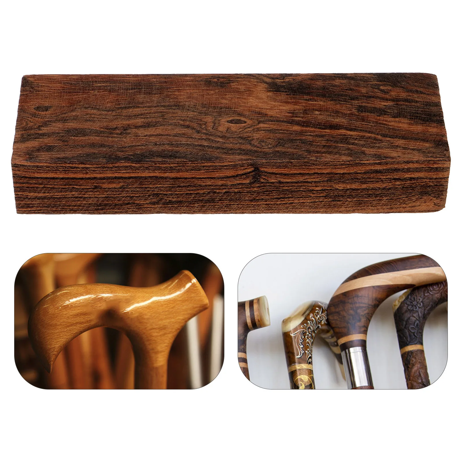 

Wood Block DIY Material for Wooden Crutch Handle Grip Unfinished Carving Wood for Hiking Stick Craft Material Craft Supply