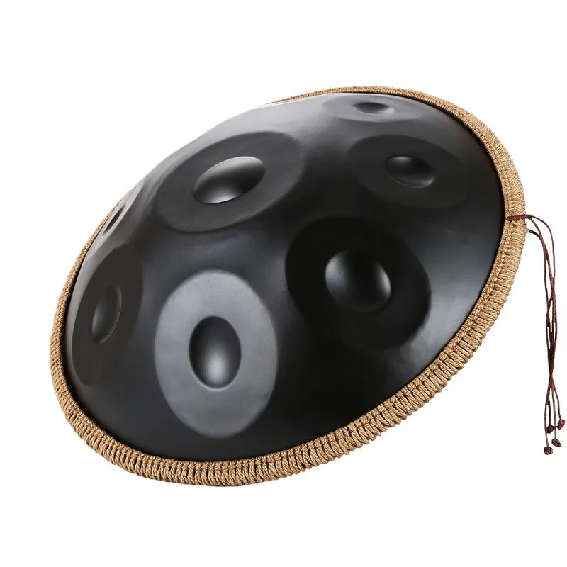 22 Inch HandPan Handmade Meditation Hand Drums Stainless Steel Nitrided HandPans Beginner Professional Musical Instruments