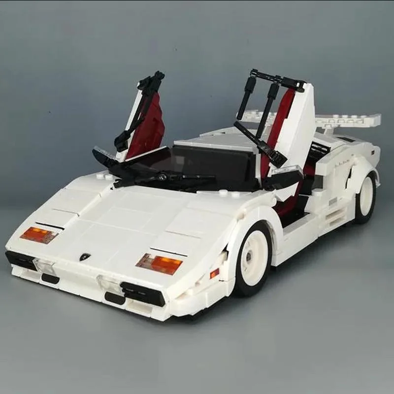 Super Sports Car Building Blocks Modelo, Auto-Locking, Educação Brinquedo, Aniversário, Presente de Natal, Ornamentos, MOC-133279, 1416 pcs