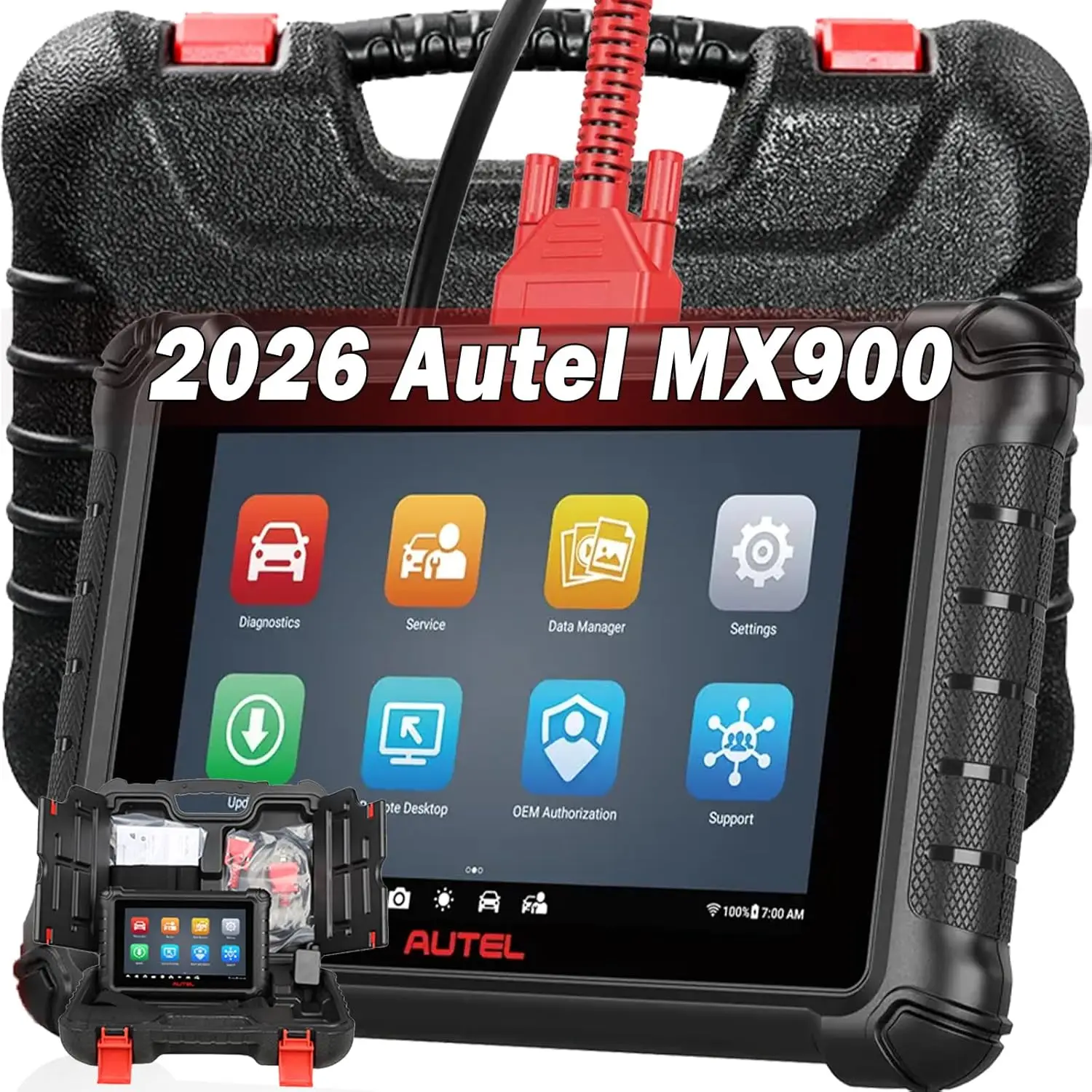 

MaxiCheck MX900 Scanner 2026 Bidirectional Scan Tool with 3000 Active Tests All System Diagnosis CAN FD Do IP OE No IP Limited