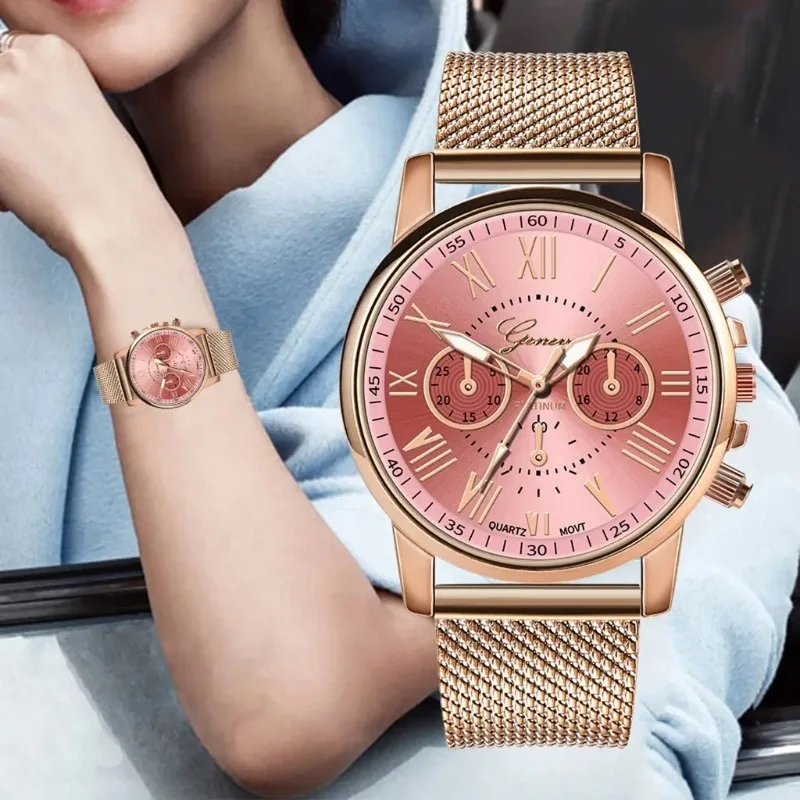 

Watch Women Casual Ladies Watches Top Brand Luxury Woman Watch Stainless Steel Dress Quartz Wristwatch Female Clocks Reloj Mujer