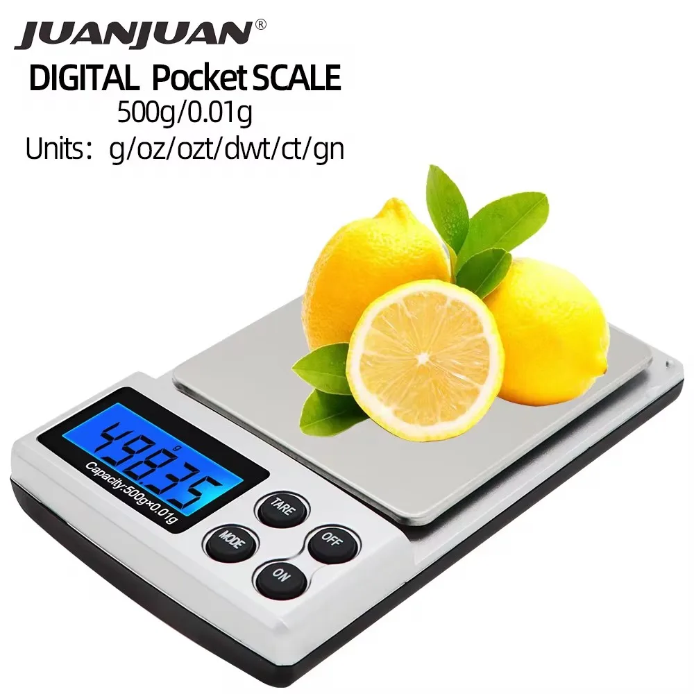 Mini Escala Eletrônica Jóias com Backlight Escala de Bolso Balanças Cozinha Escala de Bolso 100g 200g 300g 500g 1000g 2000g 0.01g 0.1g