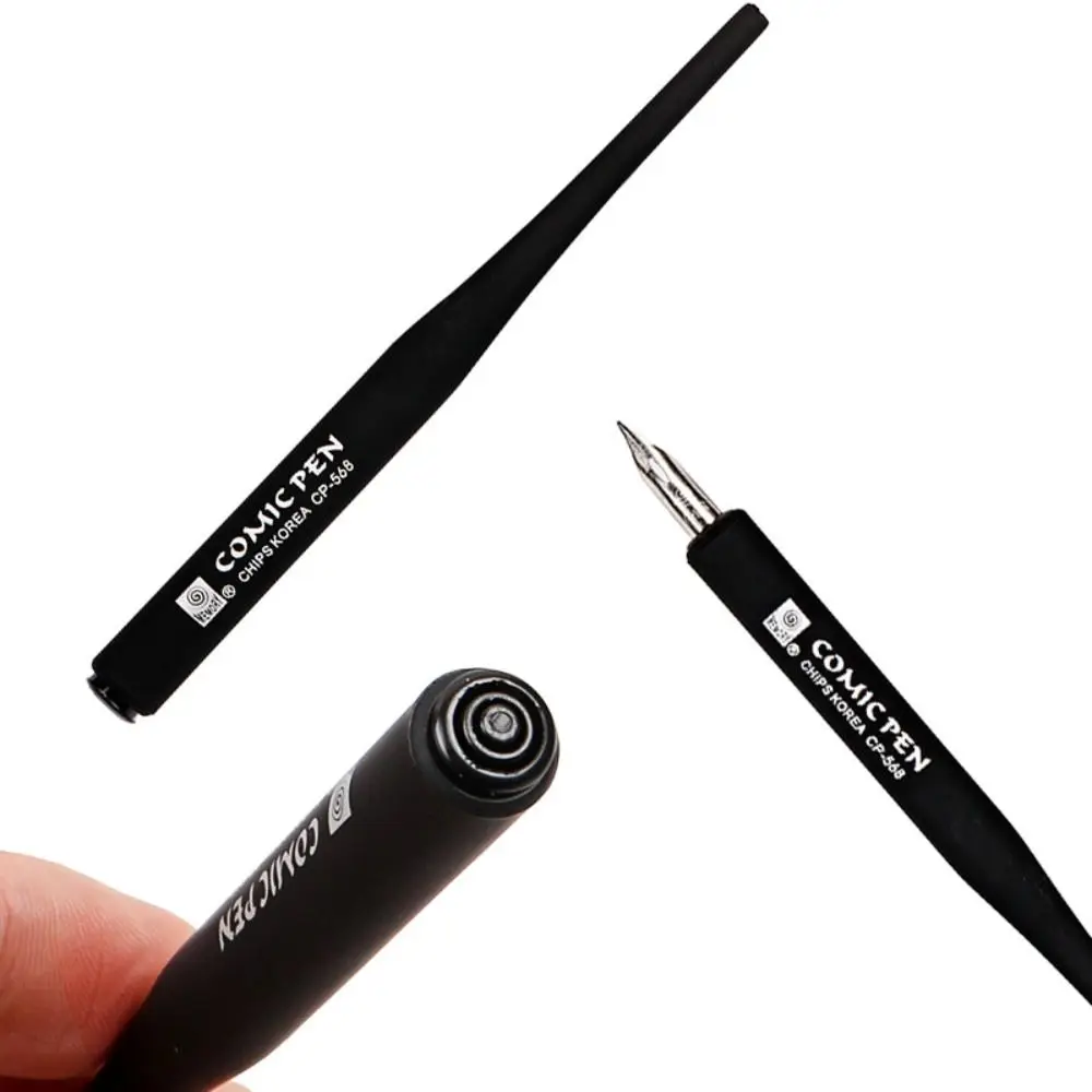 Stylos à plume Manga calligraphie Dip Pen + 4 plumes Signature lettrage calligraphie Dip Pen Kit écriture dessin bande dessinée Dip Pen