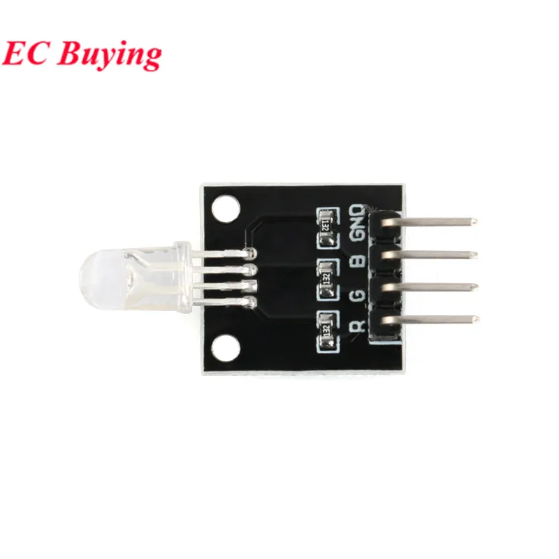 10pcs/1pc KY-016 3 Color RGB LED Sensor Module for Arduino DIY Starter Kit KY016 3.3/5V Three Colors Smart Electronics 4pin