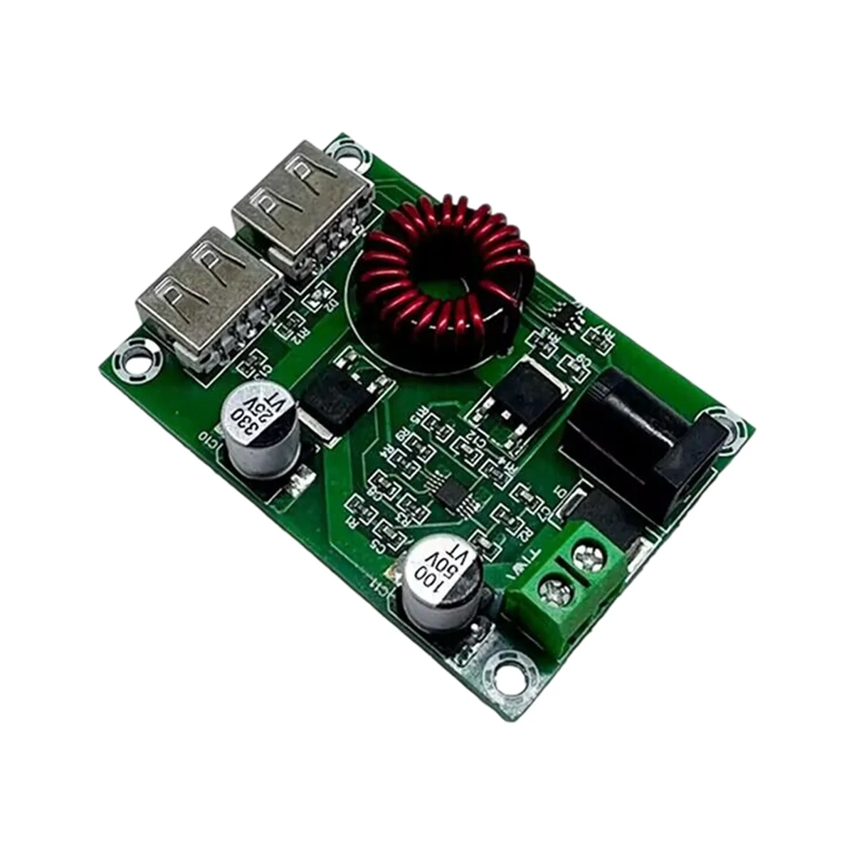 

XH-M224 двойной выходной USB-модуль 5 в 6 А, модуль регулятора напряжения, двойной перезаряжаемый модуль зарядной платы 5 в 3 А