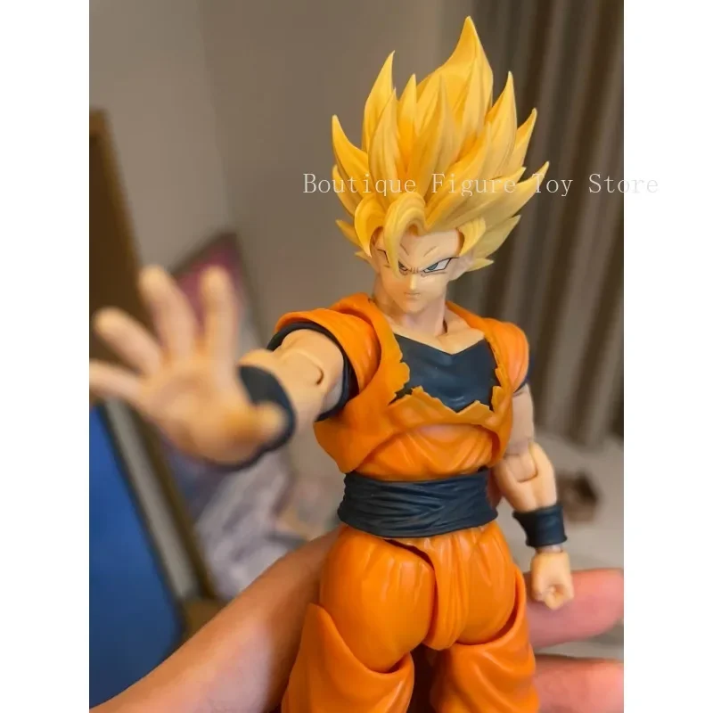 在庫ありジェシードラゴンボール SHF 伝説の孫悟空超サイヤ人 Ssj2 3.0 ヘッドアクセサリーアニメアクションフィギュアおもちゃモデル