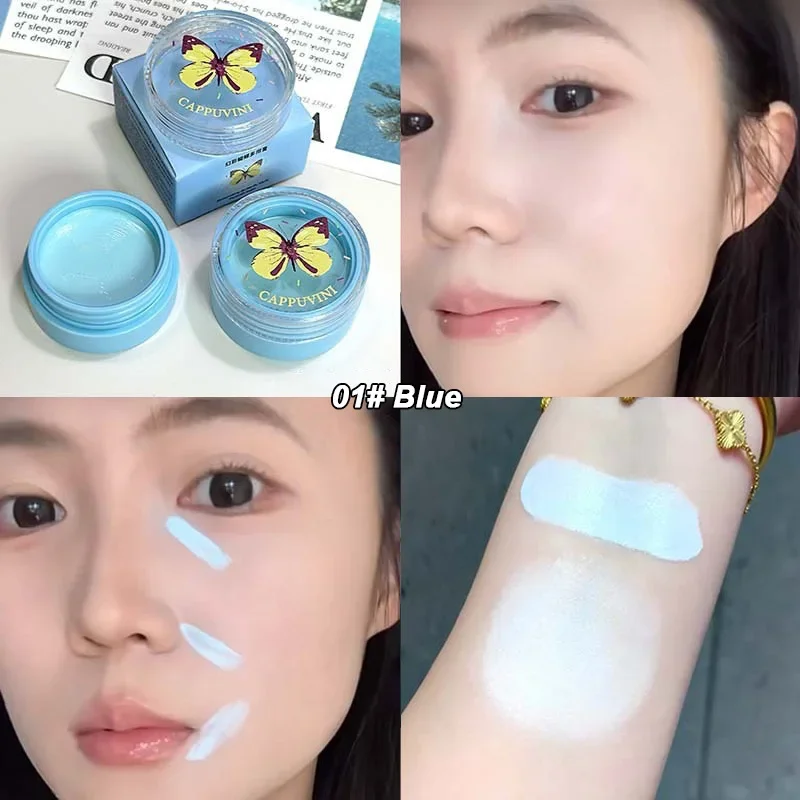 6 ألوان تحديد الوجه أحمر الخدود كريم بيرليسسينت لومينيزر مقاوم للماء متعدد الأغراض الوجه المنور سطع ماكياج #3