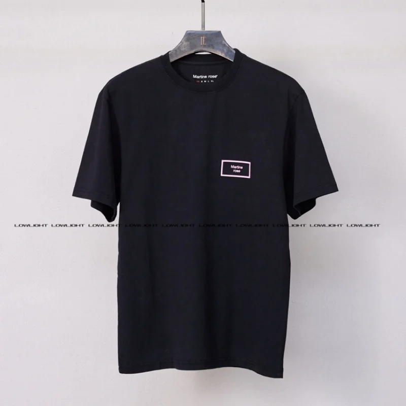 

martine rose T-shirt slogan logo printed loose casual short-sleeved T-shirt men women round-neck top summer