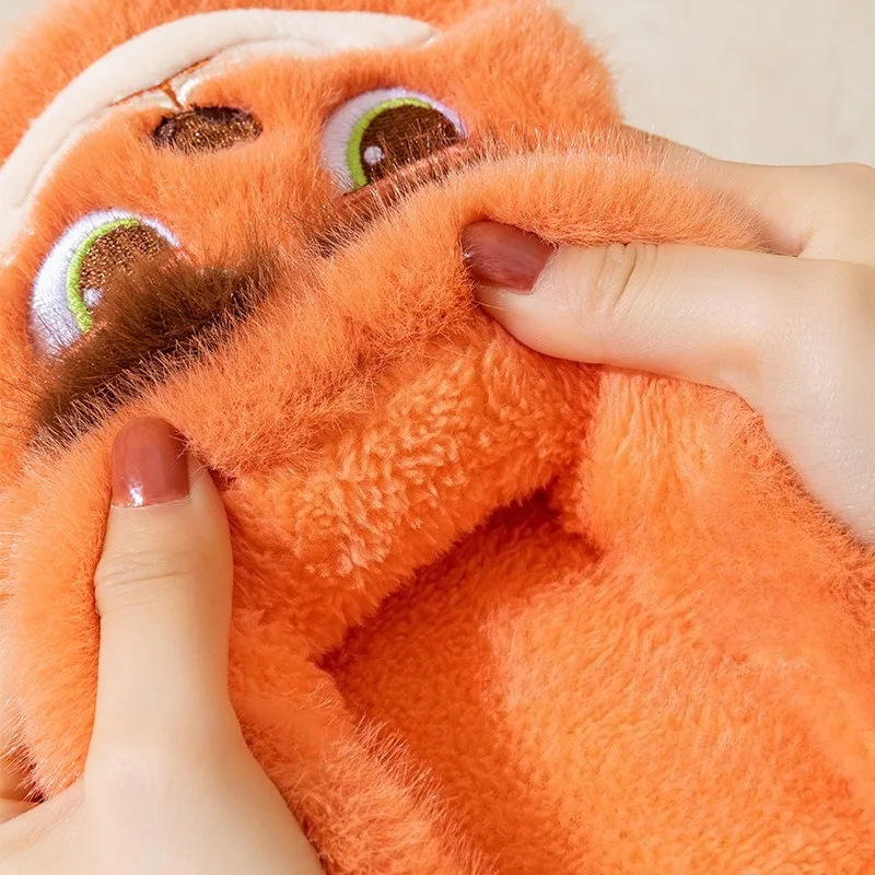 جديد أنيمي الكرتون الرسوم المتحركة الإبداعية مجنون Zootopia النعال القطن ، الشتاء الأطفال المضادة للانزلاق المنزل الصوف الدافئة النعال #4