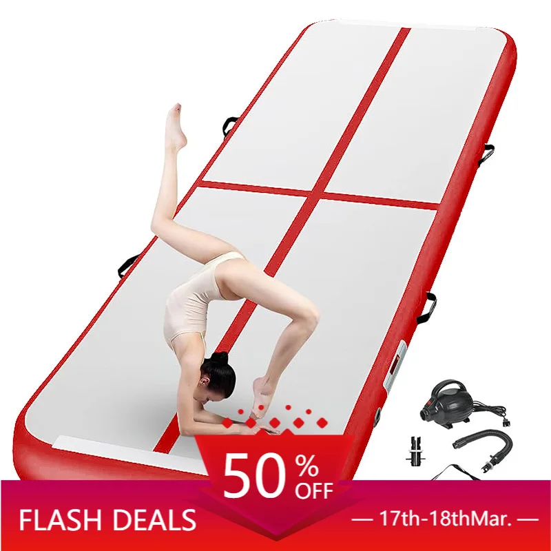 Custom Size 3M Portable Waterproof PVC Inflatable Air Track Mat for Pro Athletes Gym Training