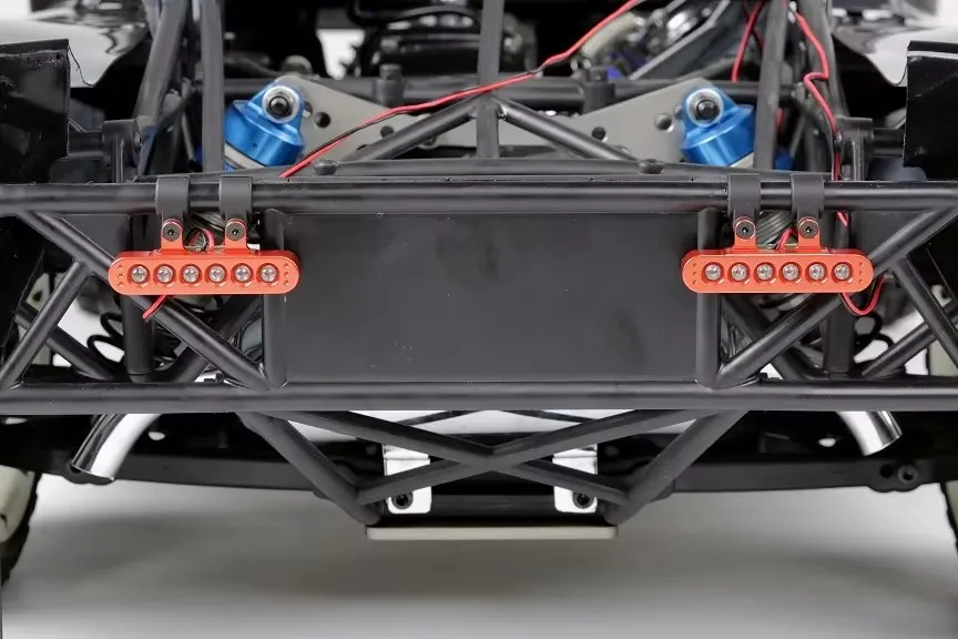 حامل مصباح ألومنيوم مع مجموعة أضواء خلفية لوحدة التحكم الإلكترونية LED لـ LOSI 5IVE-T ROVAN LT DTT