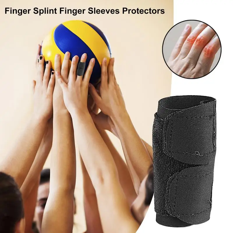 Finger Support Sleeve Washable Protective Adjustable Finger Sleeve Comfortable Multifunctional Finger Straightening Splint For