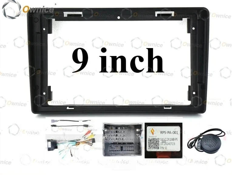 Ownice 9-дюймовая рамка для автомобильного радиоприемника для Citroen Berlingo 2 C2 C3 2008-2019 Jumpy, стерео панель, жгут проводов, адаптер кабеля питания