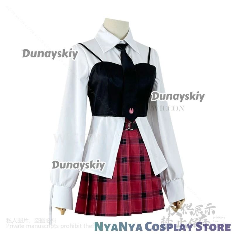 تشياو لينغ تأثيري أنيمي لينك انقر هيلروويين فكلمون جيراي كي بنات JK زي مدرسي فستان منقوشة تنورة موضة Y2K لوليتا هالوين كوس