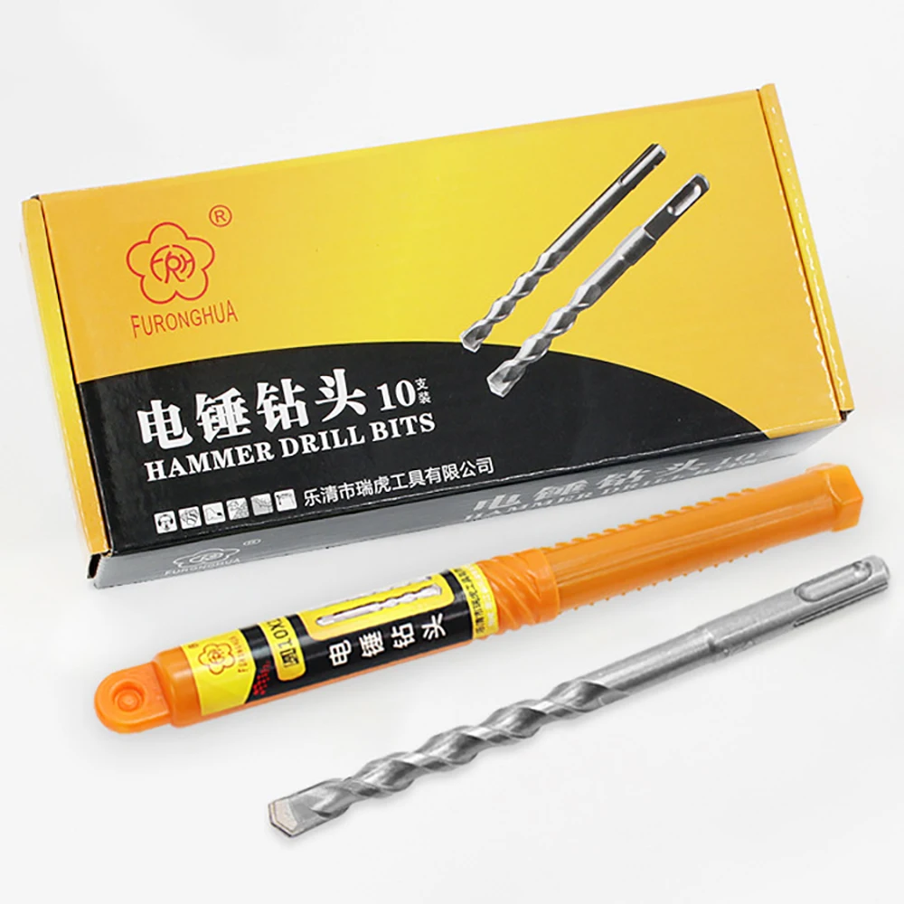 

1pc 6-35mm YG8C Alloy Masonry Drill Bit For SDS Plus Hammer Drill For Concrete Stone Brick Walls Drilling Tools