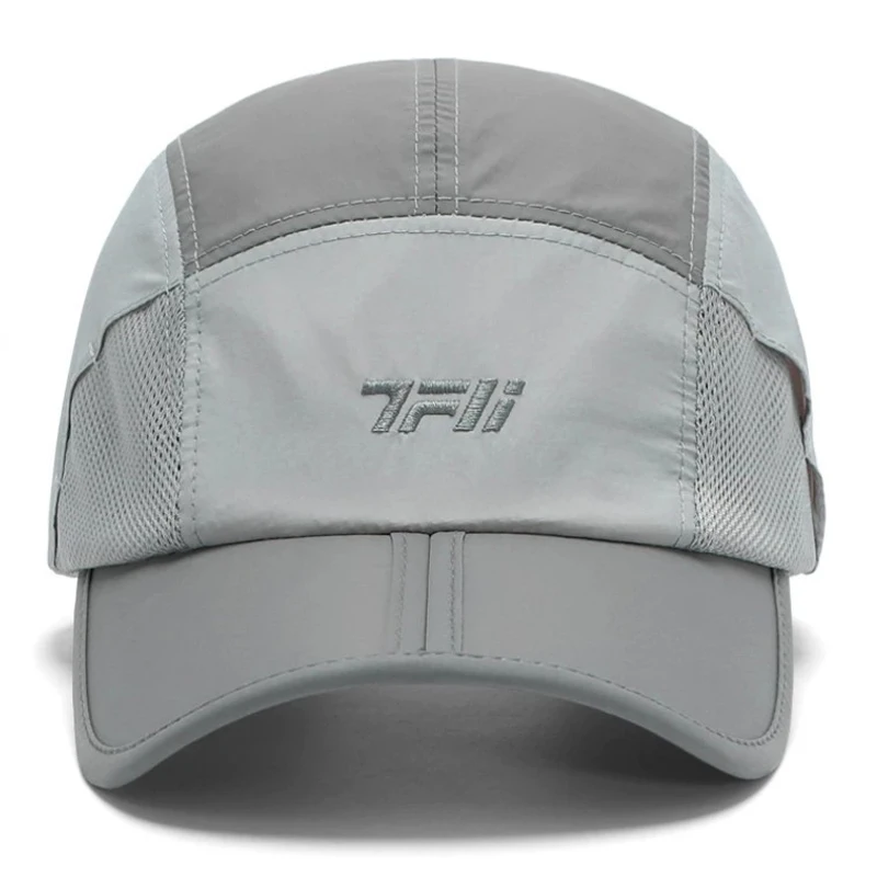Ultra Thin Foldable Mesh Running Cap Men Summer Breathable UV Protection Sun Hat Lightweight Portable Outdoor Sports Baseball Ca