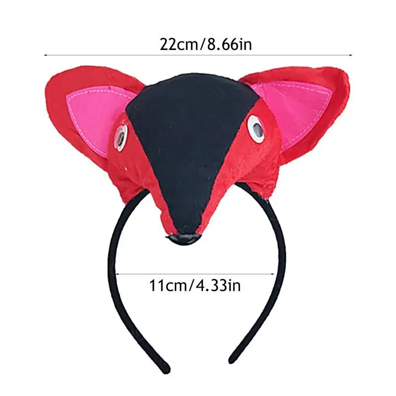 Furry Animal Foxs Ear Hair Hoops Party Cosplay Fur Hairband Girls Fashion Halloween Anime fasce copricapo accessori per capelli