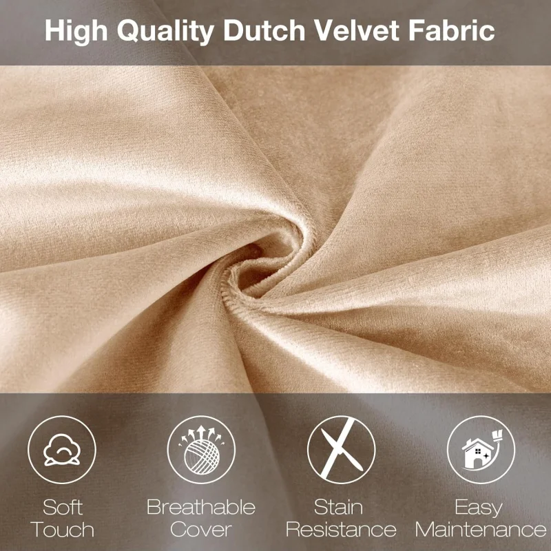 (UUX) كرسي كبير بطول 5 أقدام: كراسي بين باج مملوءة بإسفنج الذاكرة مقاس 5 بوصات للبالغين مع حشوة، غطاء مخملي هولندي فائق النعومة UQ