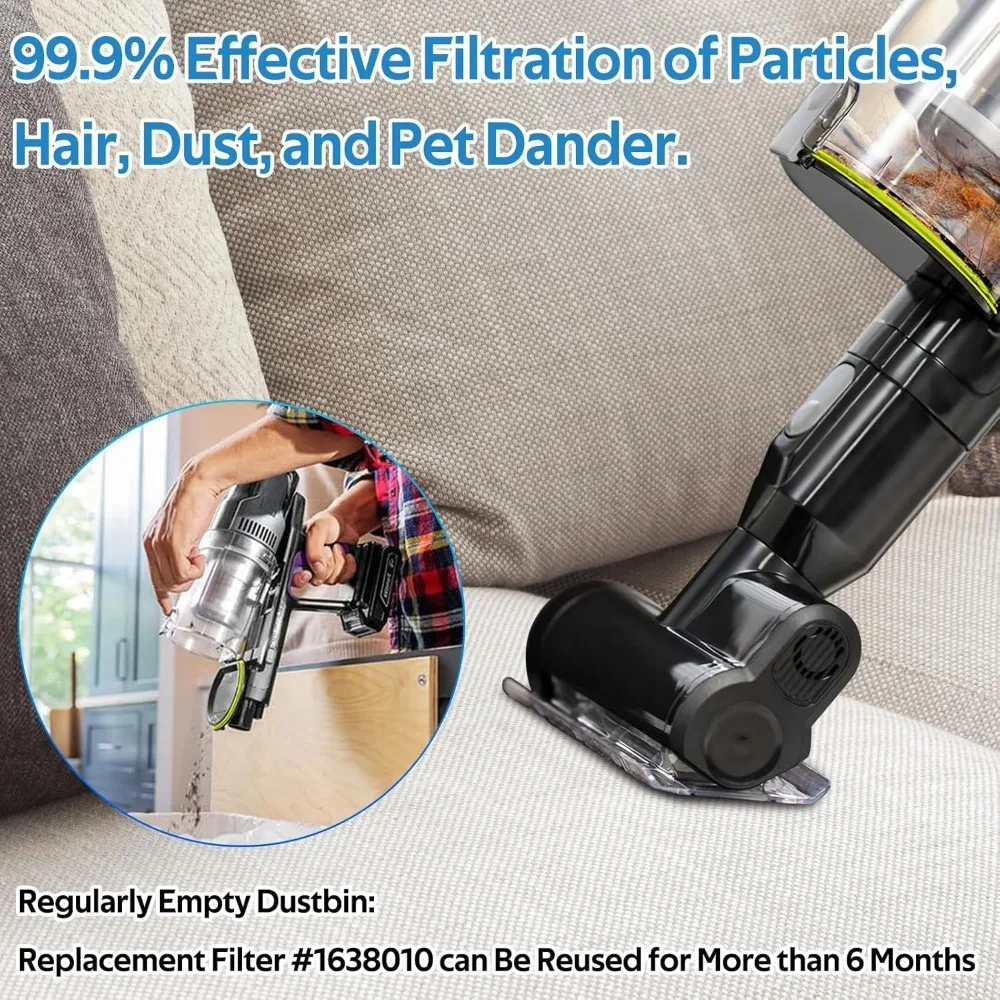 TLXT--2 PackFilter For Shark Detect Pro IW3611DE / IW3611EU Wireless Vacuum Cleaner Home Appliance Spare Parts Cleaning Tool