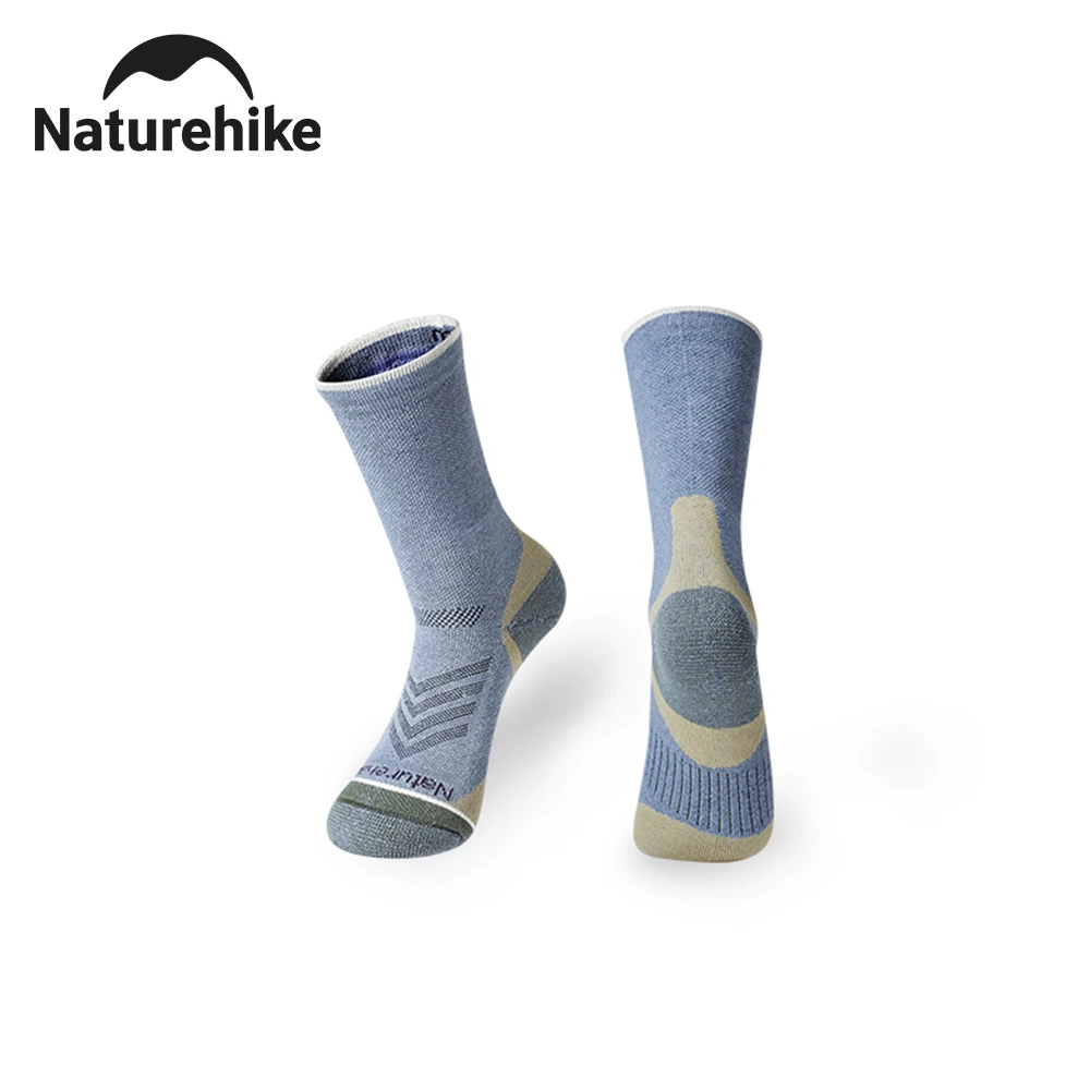 

Naturehike Wool Sports Socks Men Women Sock High Elasticity Mid-calf socks Non-slip soccer Socks Football Basketball Hiking