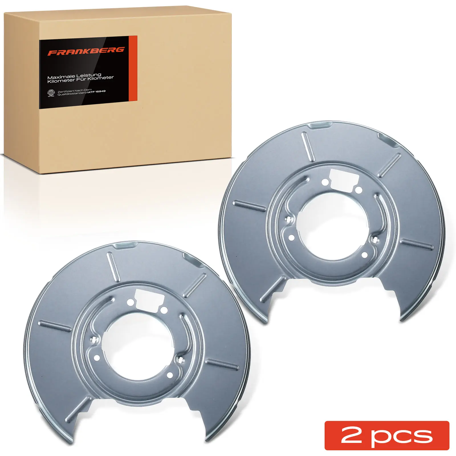 Frankberg 2x Anker plaatwerk Remschijf Achteras Beide Zijden Voor BMW 3 Serie Cabriolet Coupé Touring E46 E36 Z4 E85 1160643