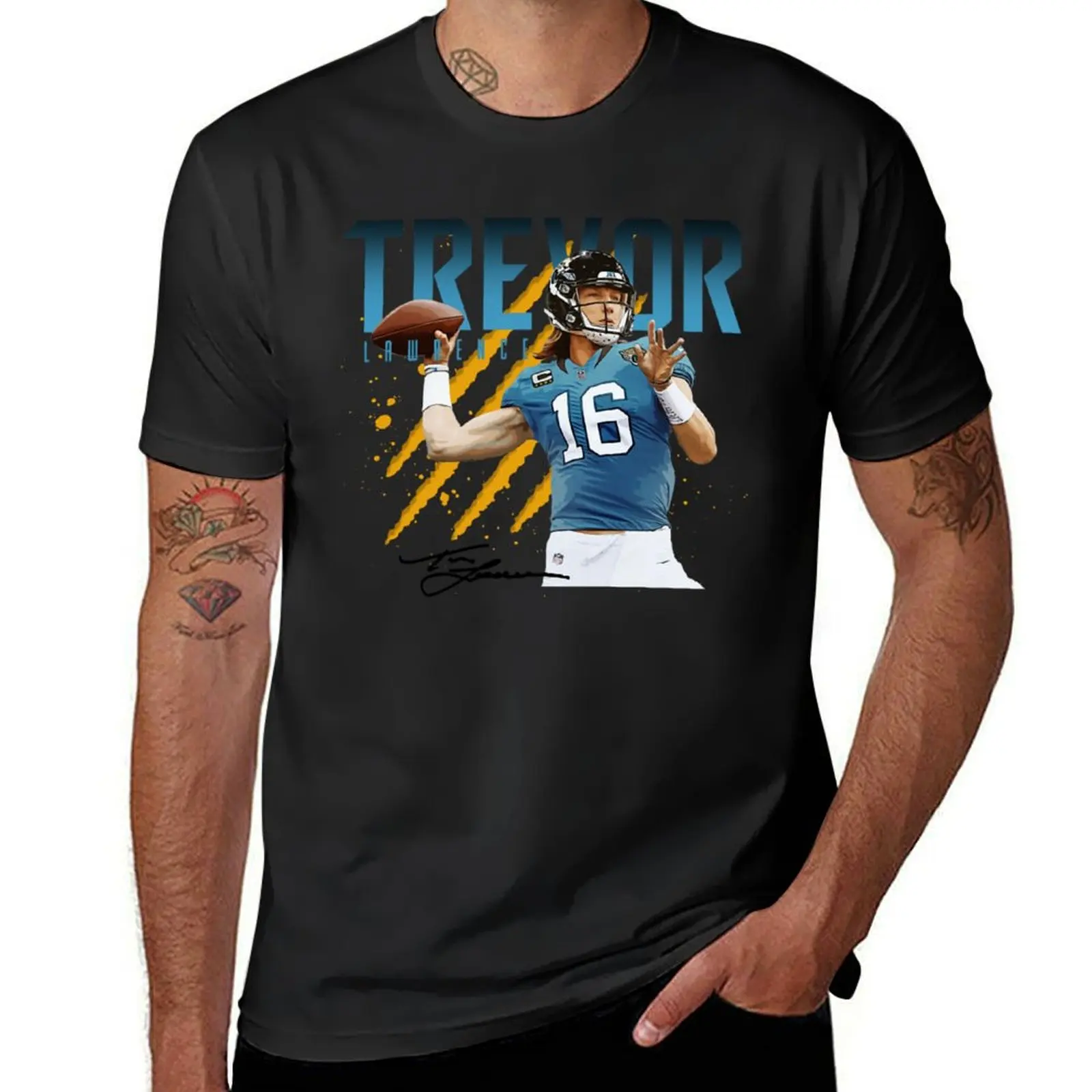 Championship touchdown sports quarterback 14 American football 4 T-Shirt plus size tops Short sleeve tee mens t shirt graphic