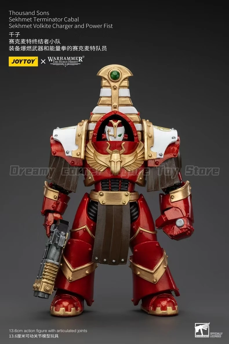 

【In Stock】JOYTOY 40K Thousand Sons Sekhmet with Combi-melta and Achea Force 1/18 Action Figures Model Toys