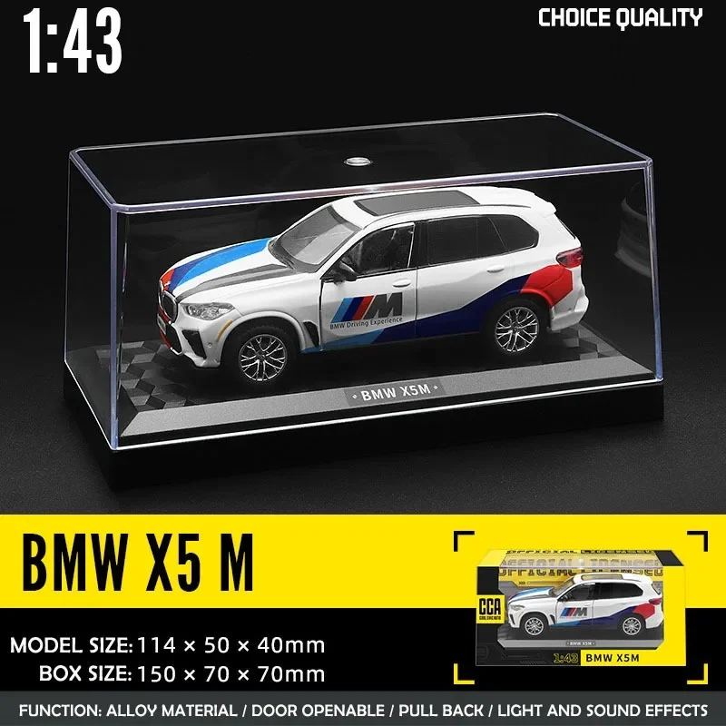 

CCA имитация литая под давлением 1:43 сплав BMW X5 M Спортивная фотосессия с акриловой коробкой коллекция домашний декор Детская Машина для мальчика игрушка подарок