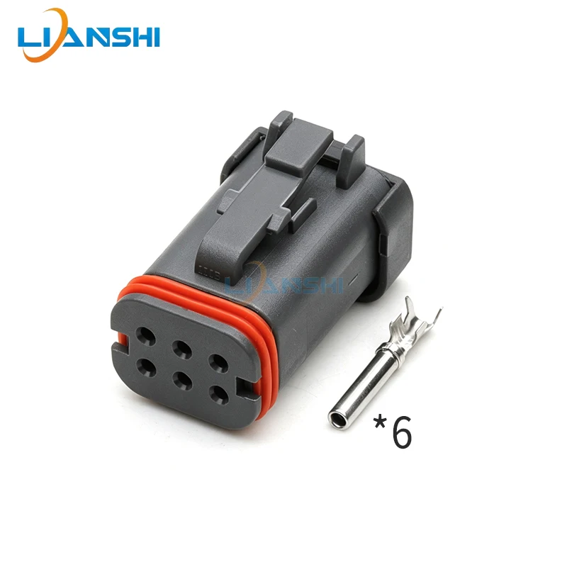 DT15-2PB Deutsch Type Automotive Waterproof Connector 2Pin PCB Straight Header Socket Matching DT06-2S Car Circuit Board Plug
