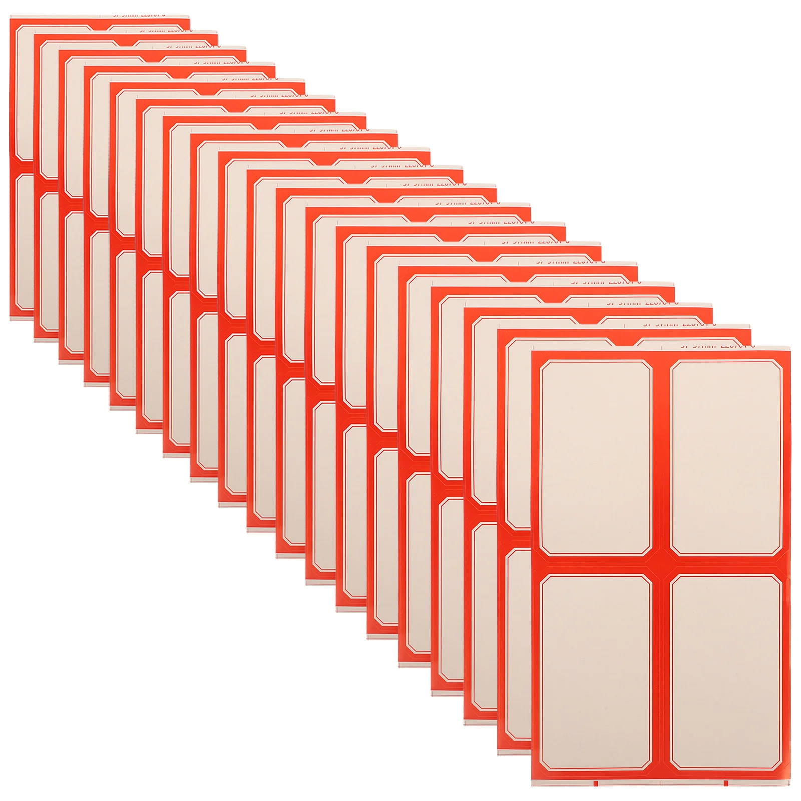 100 fogli Etichette classificate portatili Adesivi con nome multifunzione Etichette adesive scrivibili per etichetta con nome organizzativo