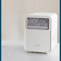 Glasslock Ice Machine Small Home Commercial Dormitory Mini Mini Automatic Smart Ice Cube Maker Maquina De Hielo Buffet