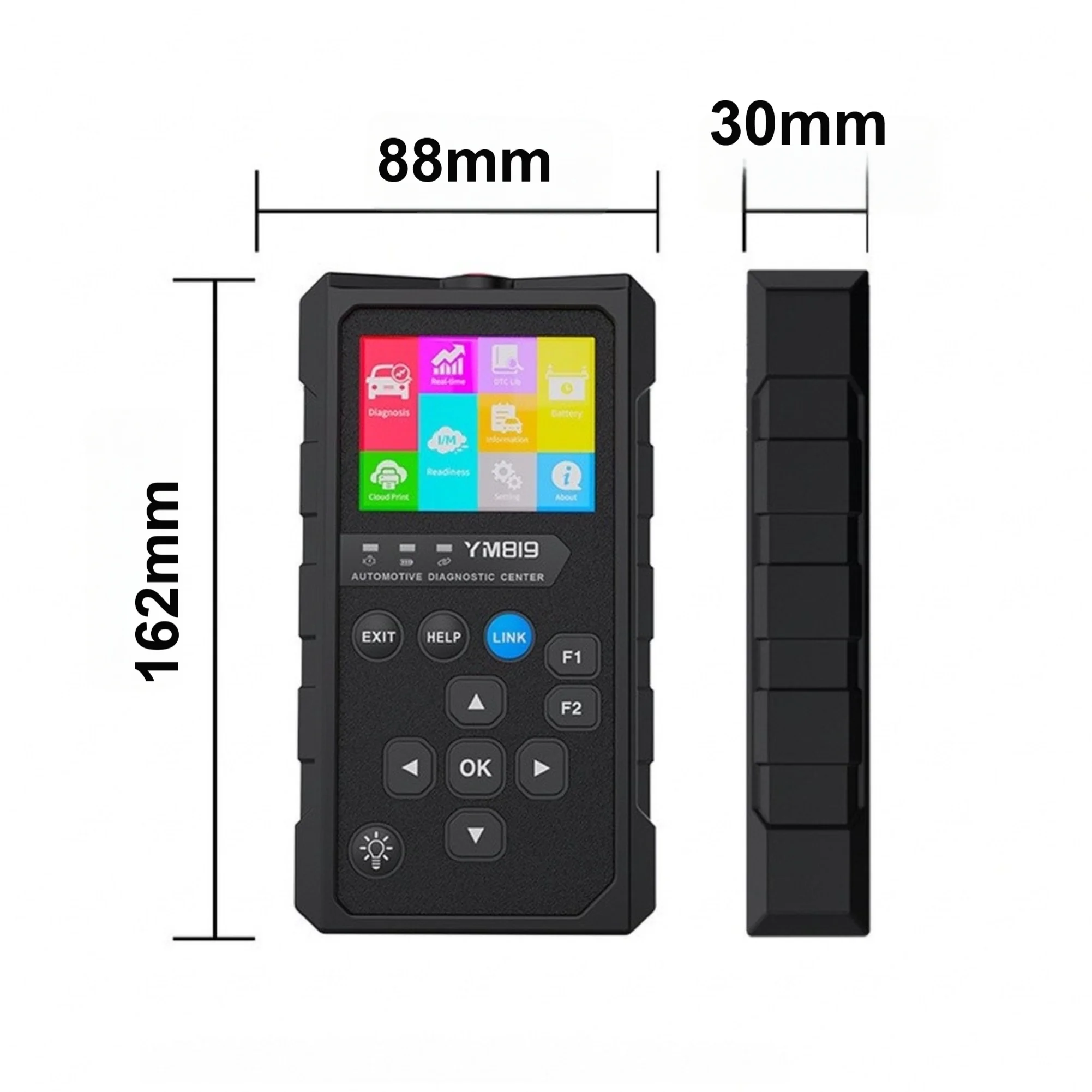 for iToolMax For OBD2 Scanner for Wireless Diagnostic Tool with for System Monitoring and O2 Sensor Test for Vehicles