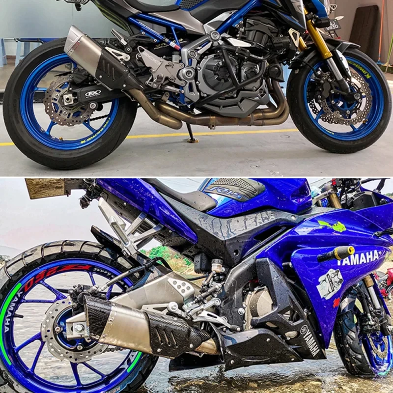 Universal 51mm High Performance Mofles Exosto Escapes Para Moto Motorcycle Exhaust Muffler AKR M1 for Yamaha R6 R3 MT07