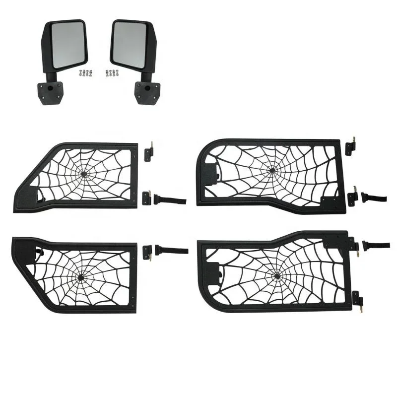 

4-дверная стальная трубчатая дверь для Jeep Wrangler JK 2007-ON, автозапчасти, полудверь