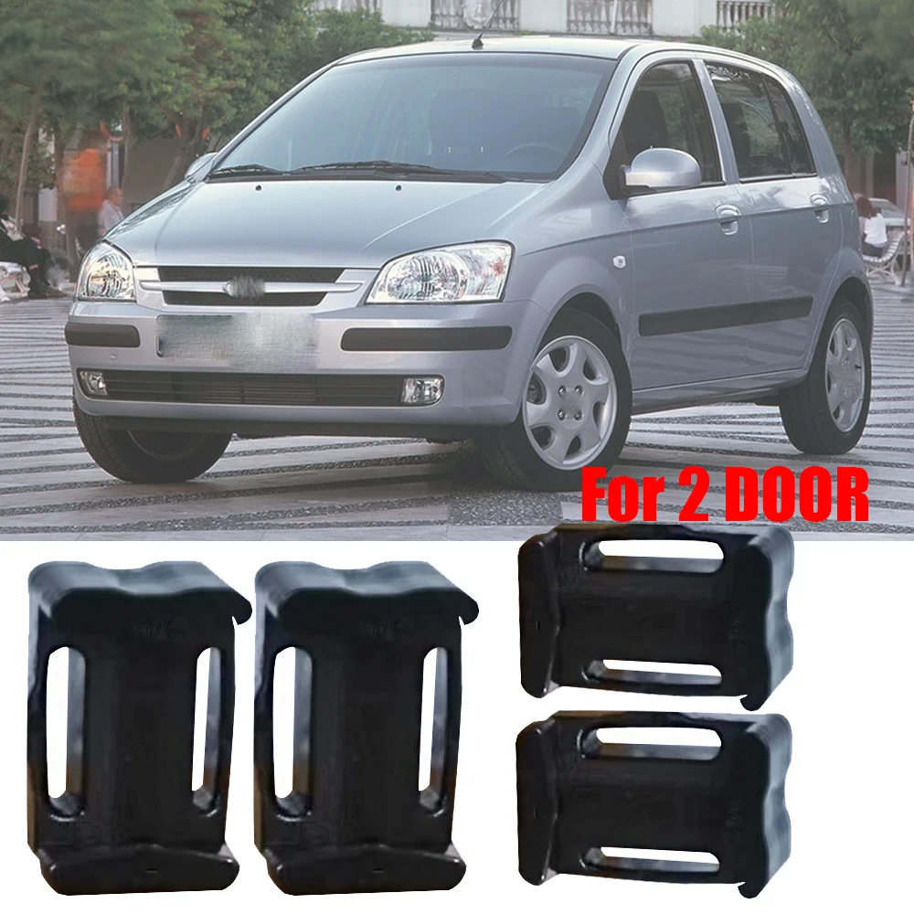 4x dla Hyundai GETZ TB Click Inokom Getz Blade Electron 2002-2011 nowy ogranicznik drzwi zestaw naprawczy zacisk tłumiący