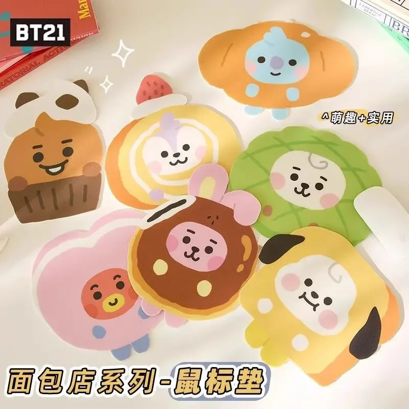 BT21s Baking Bakery Series мультфильм Mang Cooky коврик для мыши креативная игра офисный компьютерный стол дымья противоскользящий коврик украшение подарок