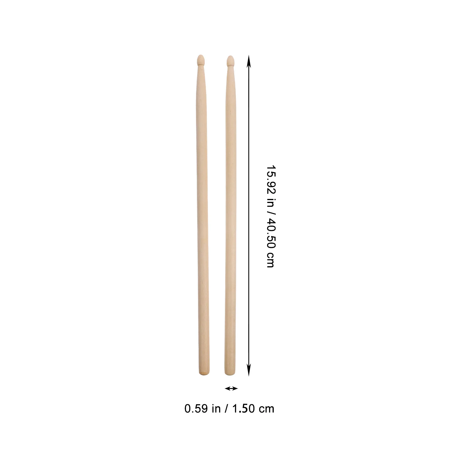 

6 Pairs Drum Stick Wood Sticks Accessories for Musical Instruments Bulk Percussion Maple Snare