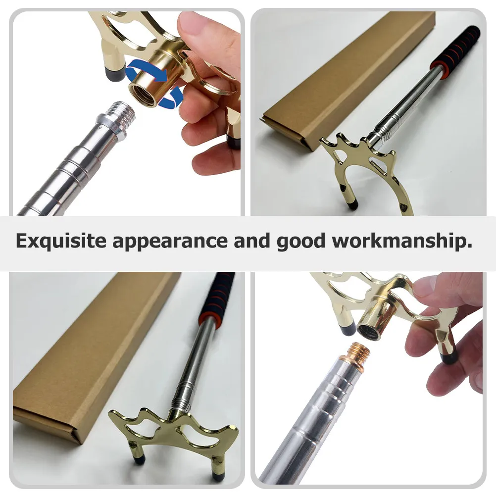Lightweight Telescopic Billiard Cue Bridge Adjustable Length Height Stroke Position Sponge Grip Pool Stick Holder Pool