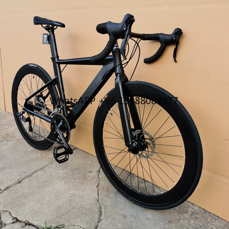 Double Disc Brake Bicycle Brake Transformer Integrated Road Bike Wind Breaking Double Oil Disc Brake Inner Routing Mountain Bike