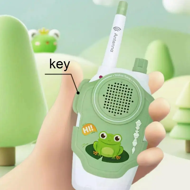 Mini Talkie Walperforé pour Enfants, Déterminer les Animaux de Dessin Animé, Radio Bidirectionnelle, Intelligent, Sans Fil, Comunicador pour Garçons et Bol