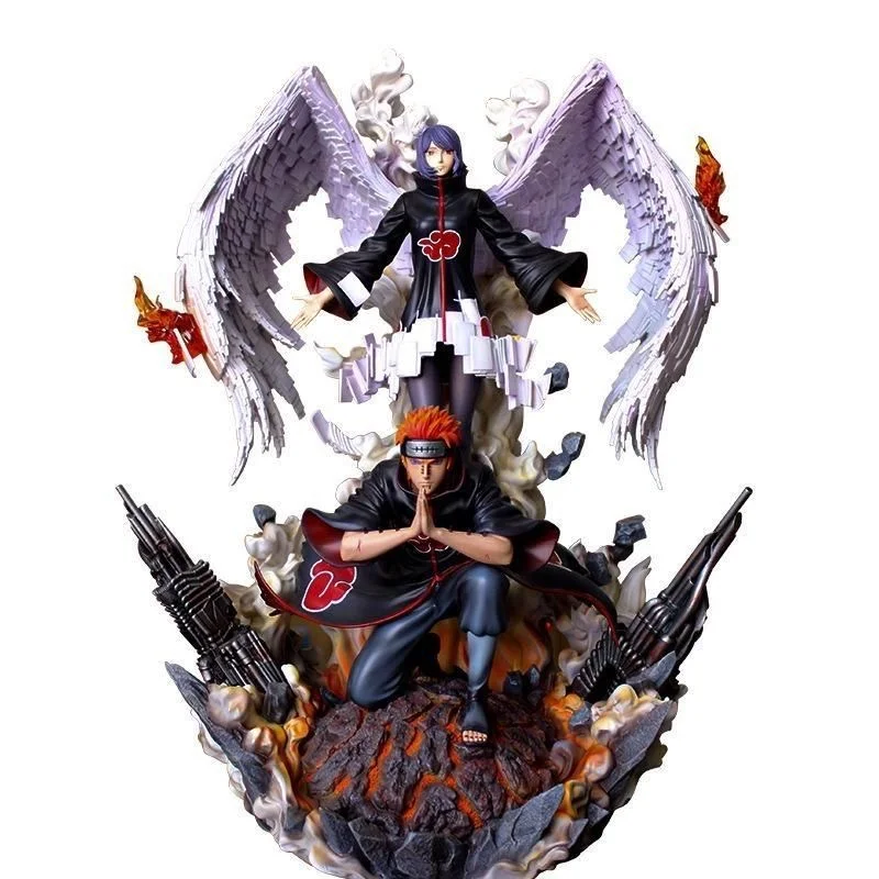 37 cm Akatsuki Konan douleur NARUTO périphériques d'animation paix PVC modèle grande Statue artisanat ornements Figure Cool jouet Collections