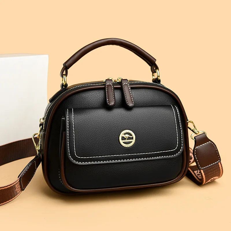 

2025 Round Shoulder Bag - Vintage Crossbody Purse for Women, Spacious Minimalist Tote