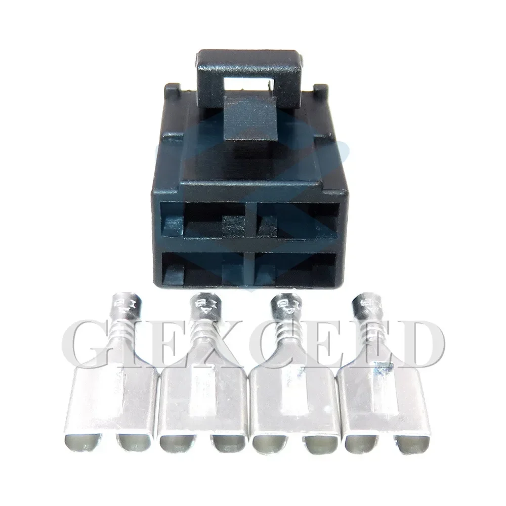 

2 комплекта, 4-контактный автомобильный большой жгут проводов питания, розетка 7123-2446, электрический разъем серии 6,3, автоматическая сборка переменного тока, сильноточная вилка