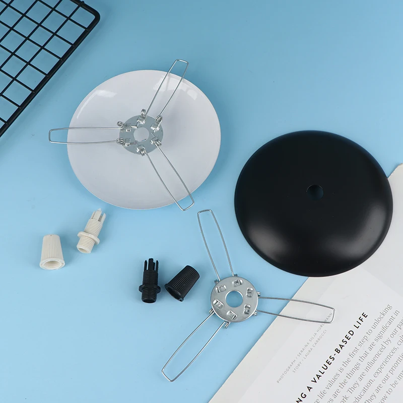 **1Set Flying Saucer Arc Cover Tray Pendant Lamp Ceiling Lamp Accessories Three Forks Fixing Spring + Tension Head