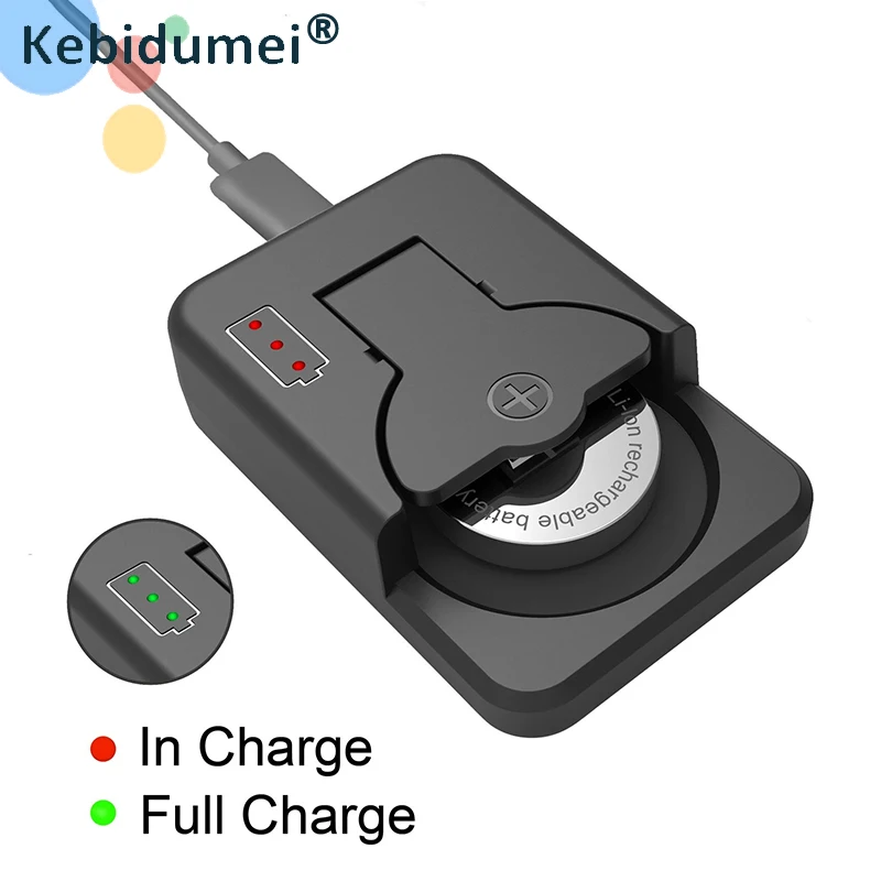 Universal Button Bettery Charger Smart Type-C Rechargeable Newest Lithium LIR2032 LIR2450 4.2V Mini Protable Battery Charger