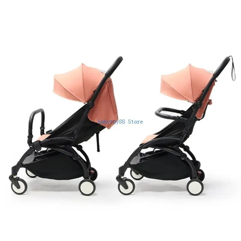 Y4UD PU Handle Bar Universal Stroller Accessories Armrest Bar Bumper Bar for Infant Adjust Stroller Buckle Handlebar